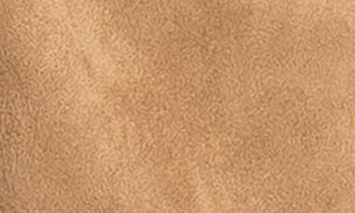 Max Studio Faux Suede Jacket In Camel
