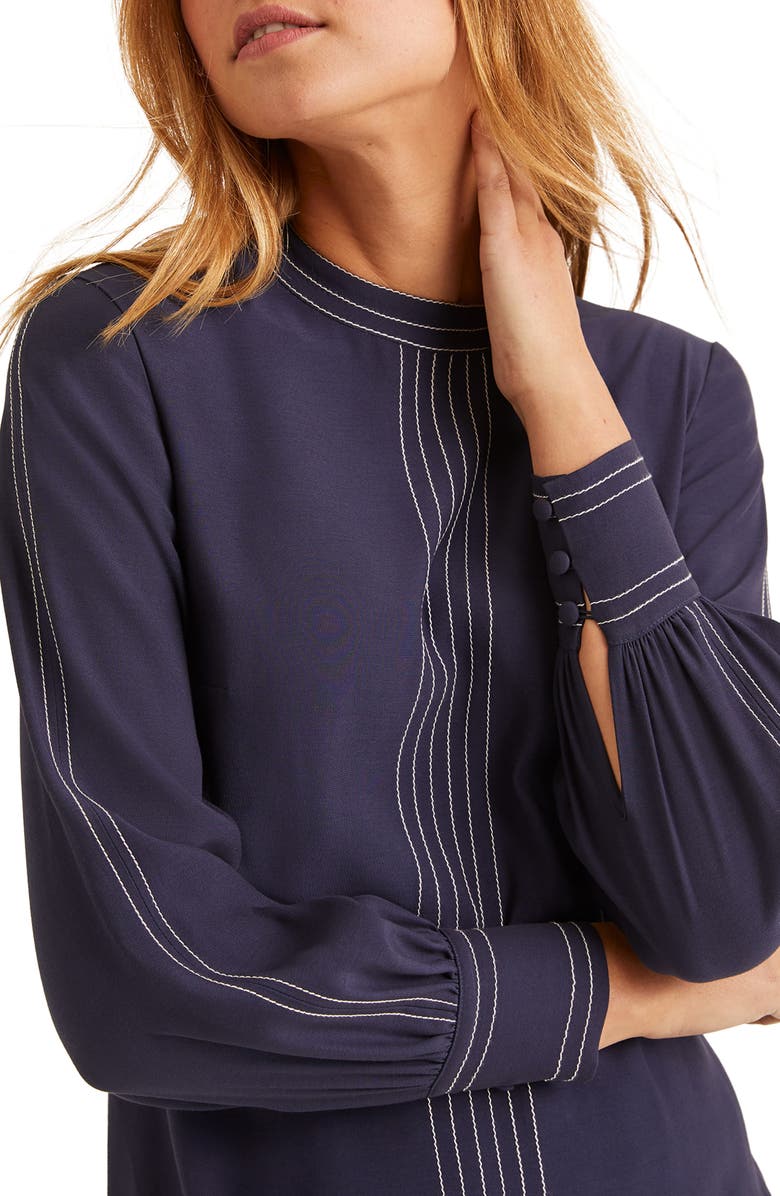 Boden Miriam Long Sleeve Shift Dress, Alternate, color,