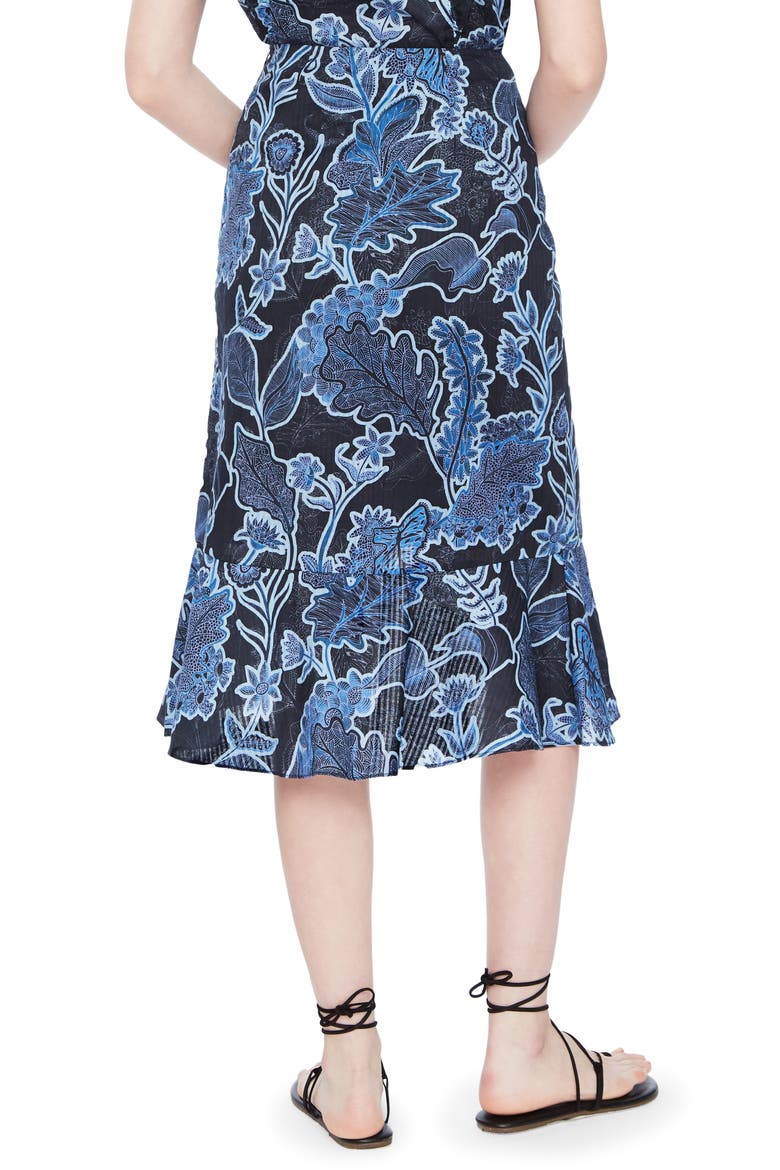 Drew Wrap Skirt, Alternate, color, MARINE SAFARI