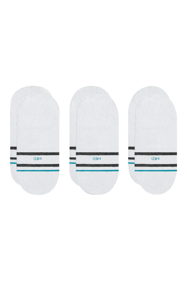 3-Pack Core No Show Socks, Alternate, color, WHITE