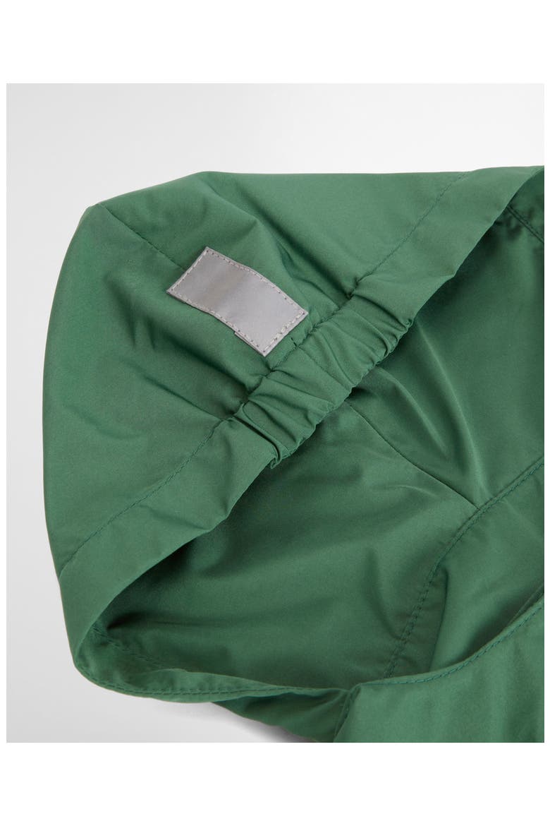 Showerproof Packable Dog Coat, Alternate, color, GREEN