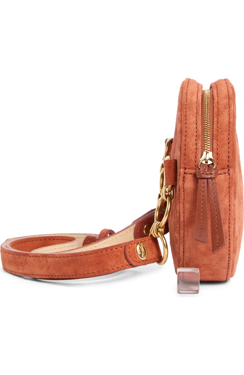 Longchamp Round Belt Bag, Alternate, color, Cognac