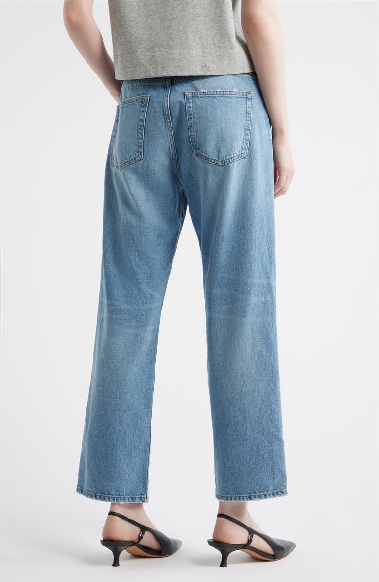 FRAME The Off Duty Hang Ankle Straight Leg Jeans, Alternate, color, Frey