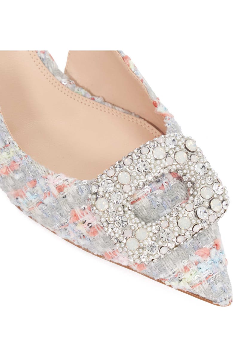 Dune London Centrepiece Kitten Heel Pointed Toe Pump, Alternate, color,