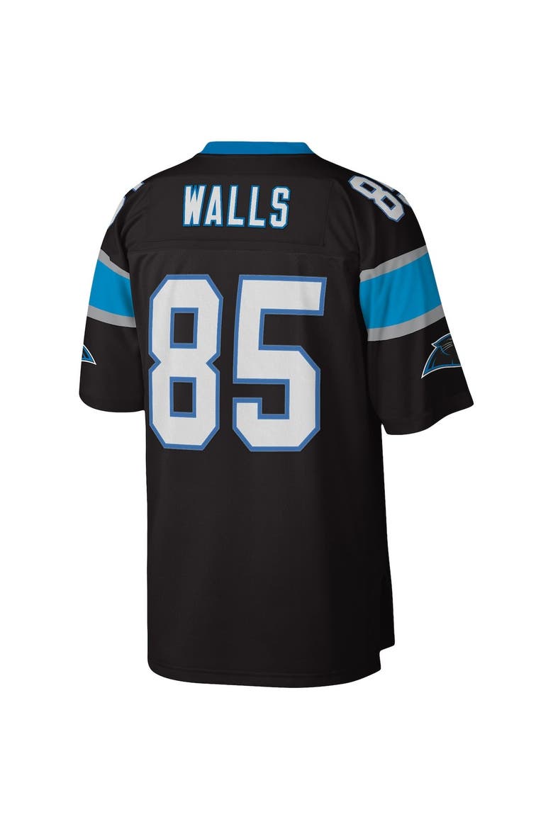 Men's Mitchell & Ness Wesley Walls Black Carolina Panthers Legacy Replica Jersey, Alternate, color, Black