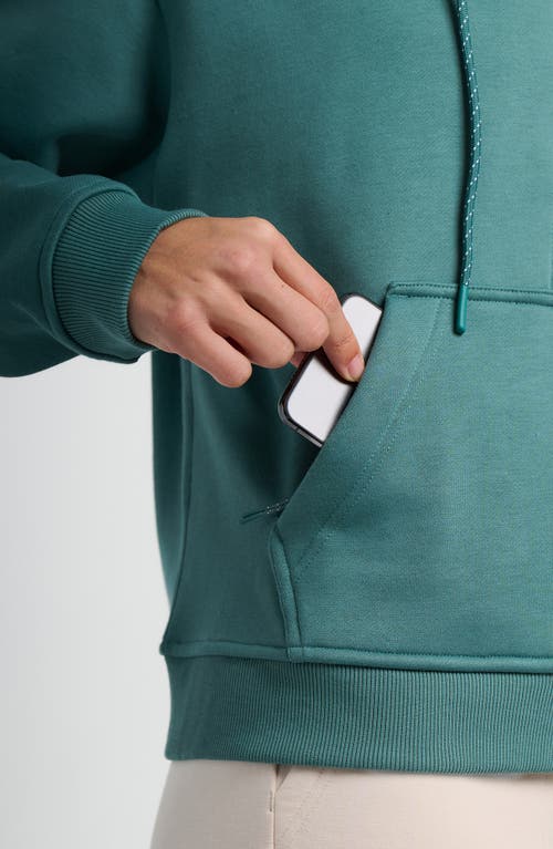 Free Fly Northcoast Fleece Half Zip Hoodie In Green