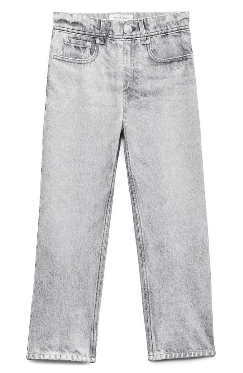 rag & bone Kids' Mini Miramar Terry Cloth Wide Leg Pants, Main, color, Icy Grey