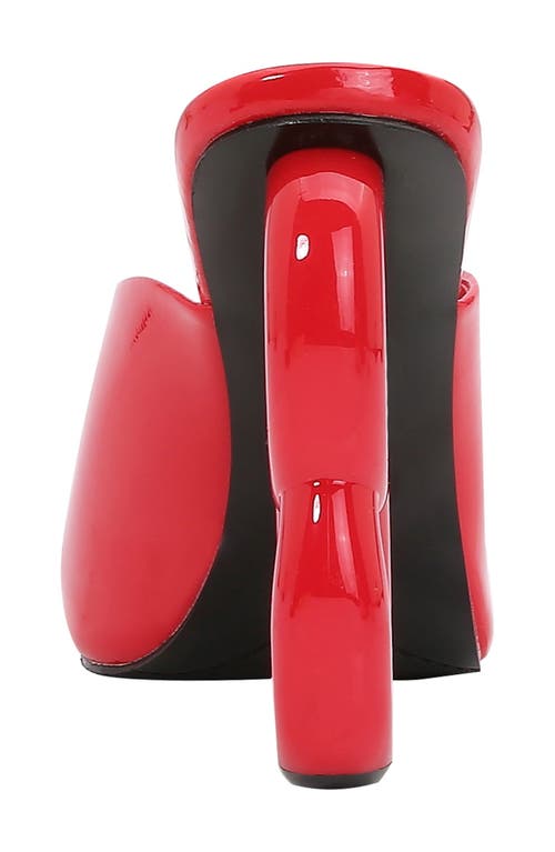 Ninety Union Cancun Slide Sandal In Red