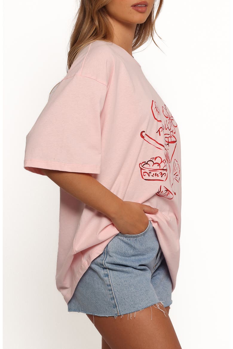 Loa Graphic T-Shirt, Alternate, color, PINK/ RED