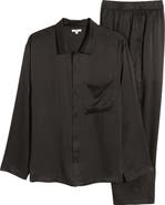 Lunya Long Sleeve Washable Silk Pajamas