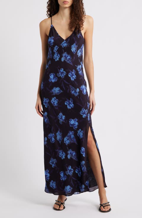 Larissa Floral Print Sleeveless Maxi Dress