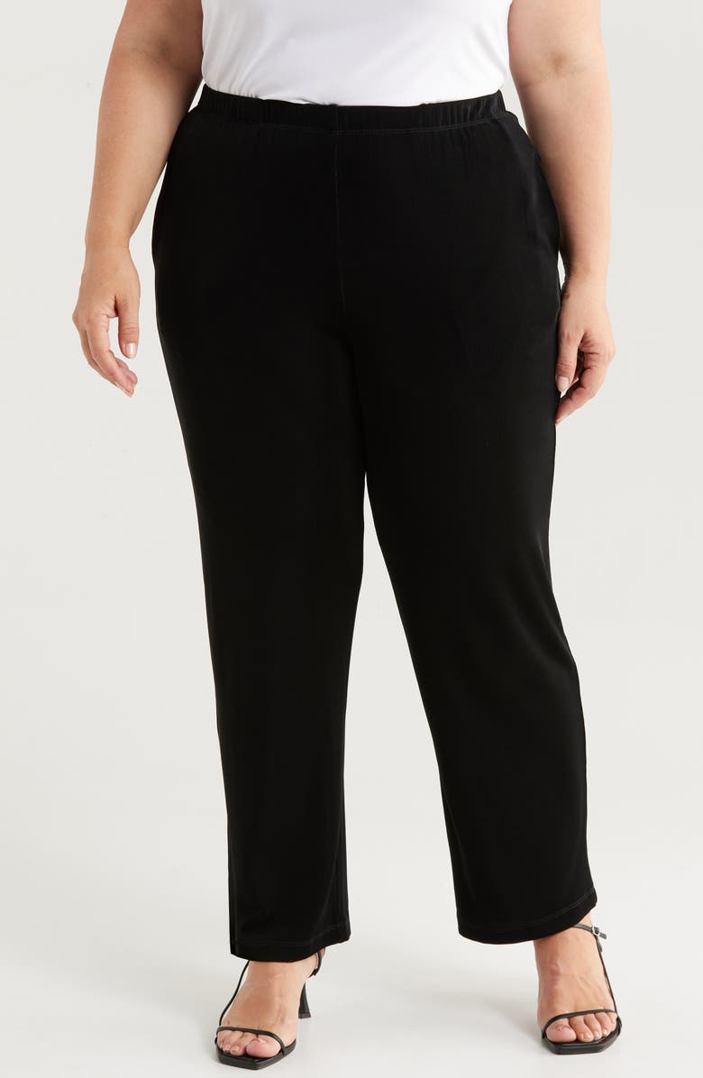 Vikki Vi Pocket Pull-On Pants, Main, color, Black