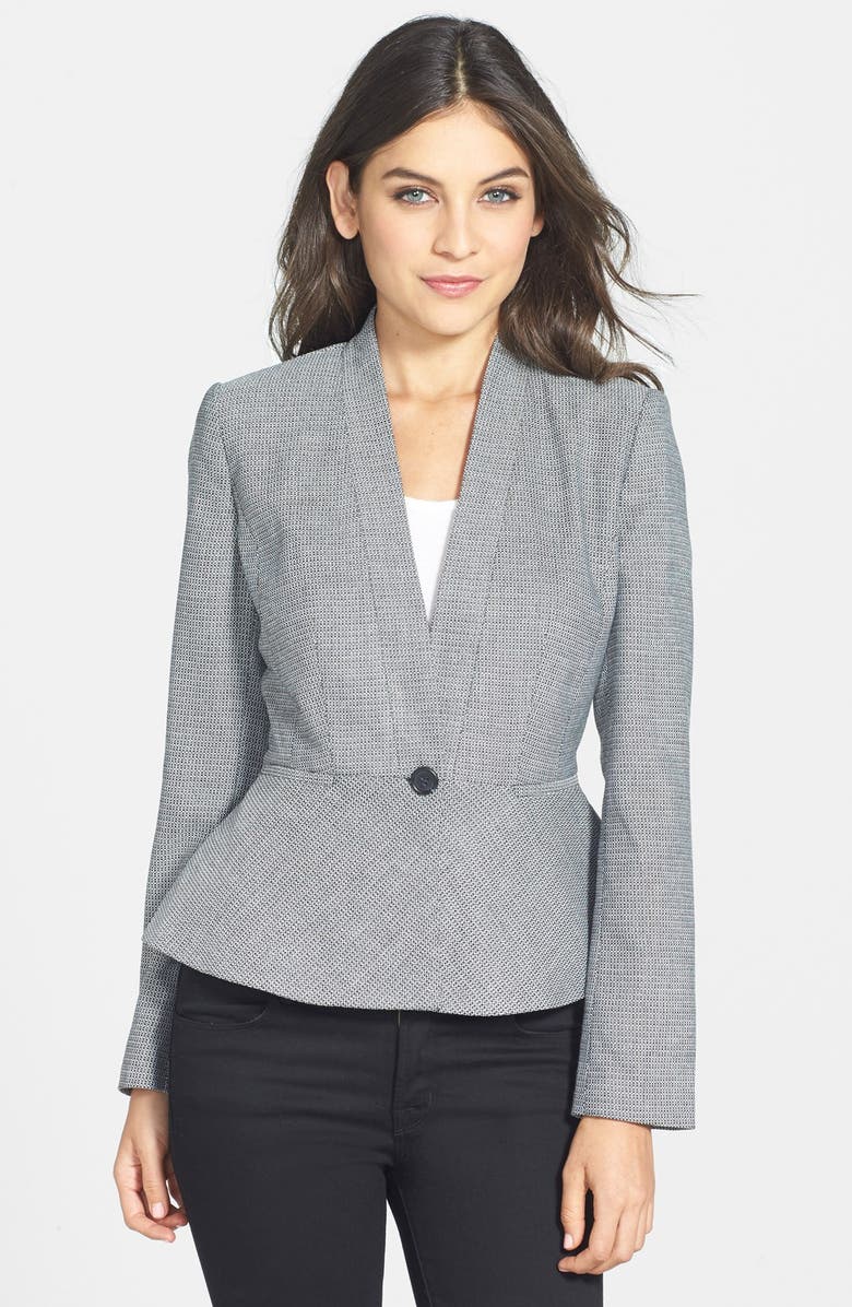 Halogen<sup>®</sup> One-Button Peplum Jacket, Main, color,