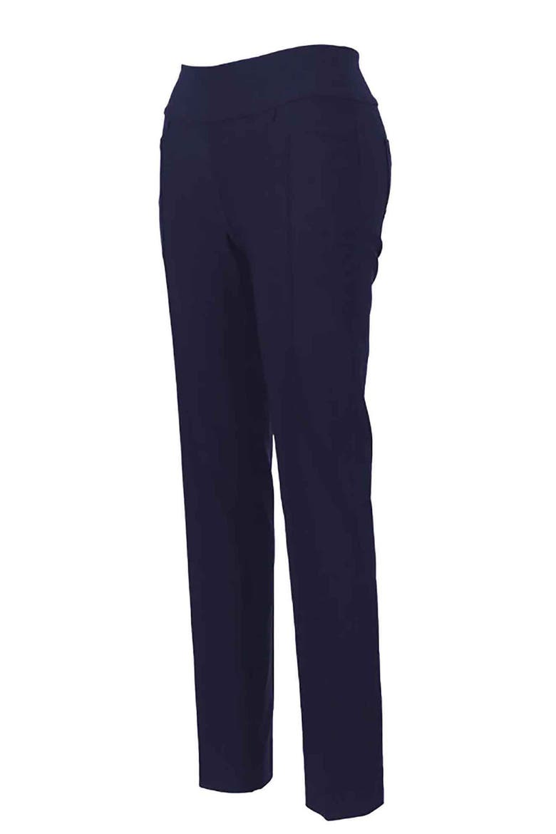 Full Length Slimmer Womens Golf Pants, Alternate, color, Midnight
