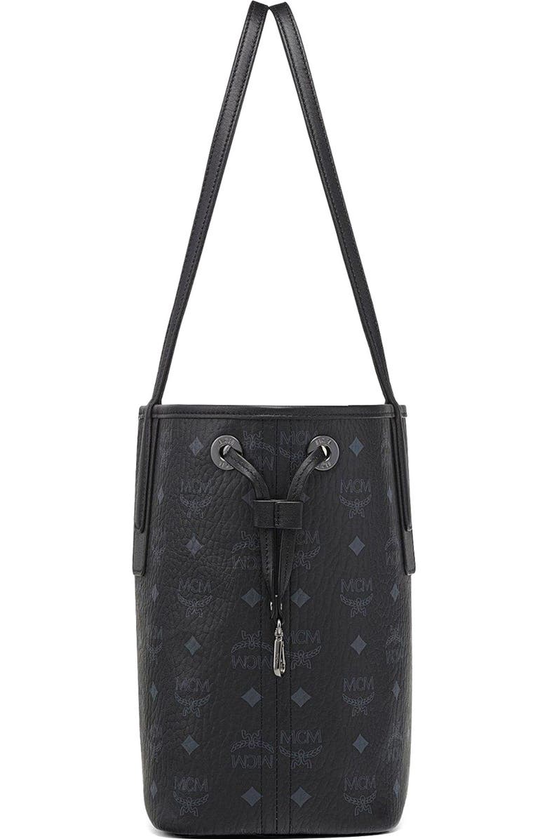 MCM Small Reversible Liz Shopper in Visetos, Alternate, color,