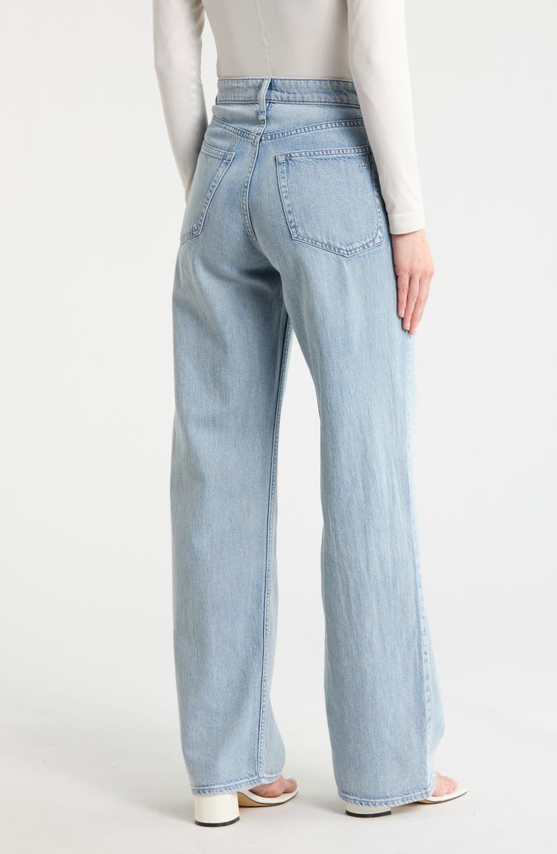 rag & bone/JEAN Lori High Waist Wide Leg Jeans, Alternate, color, Whitman