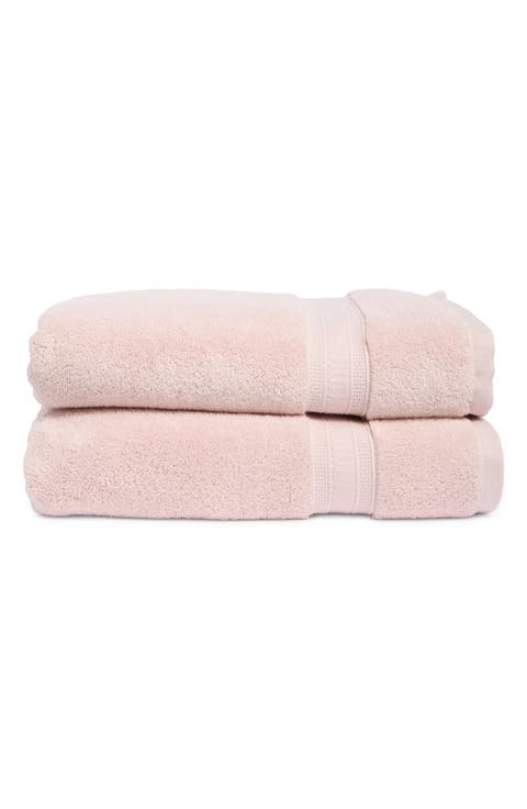 Zero Twist 2-Pack Cotton Bath Towels
