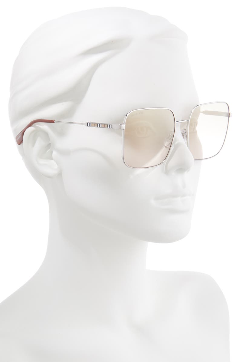 Burberry 58mm Square Sunglasses, Alternate, color, 