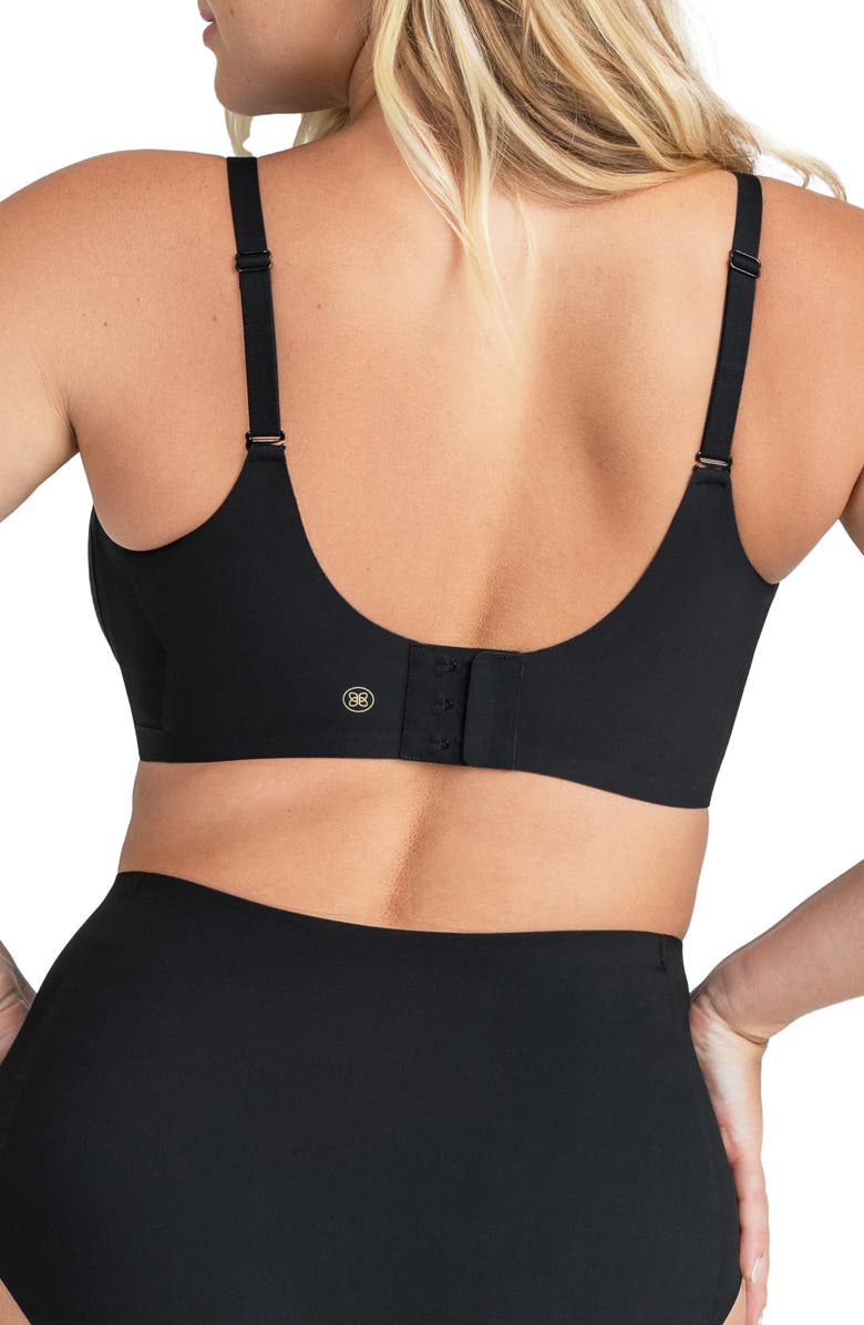 Honeylove Liftwear Crossover Bra, Alternate, color, Vamp