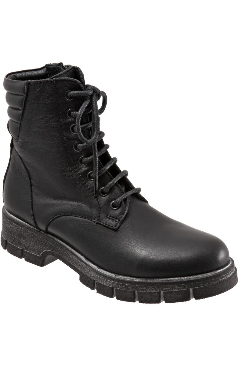 Bueno Rage Lace-Up Combat Boot, Main, color,