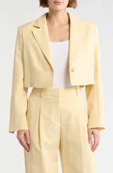 BOSS Orange Jasao Crop Blazer