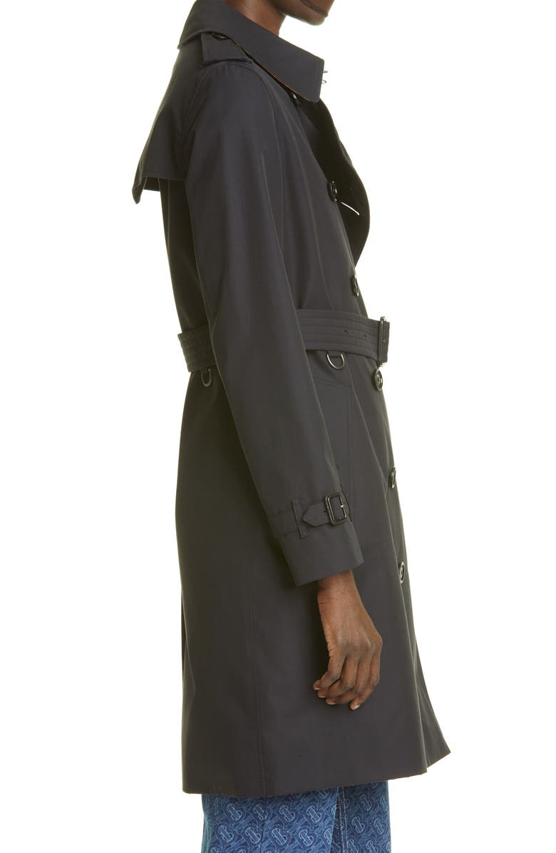 Burberry The Kensington Mid Heritage Trench Coat, Alternate, color,
