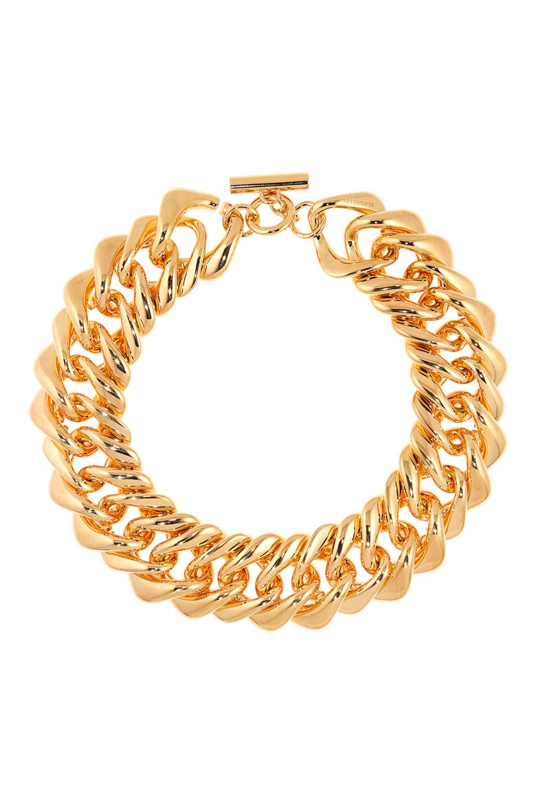 Link Necklace, Main, color, SHINY GOLD