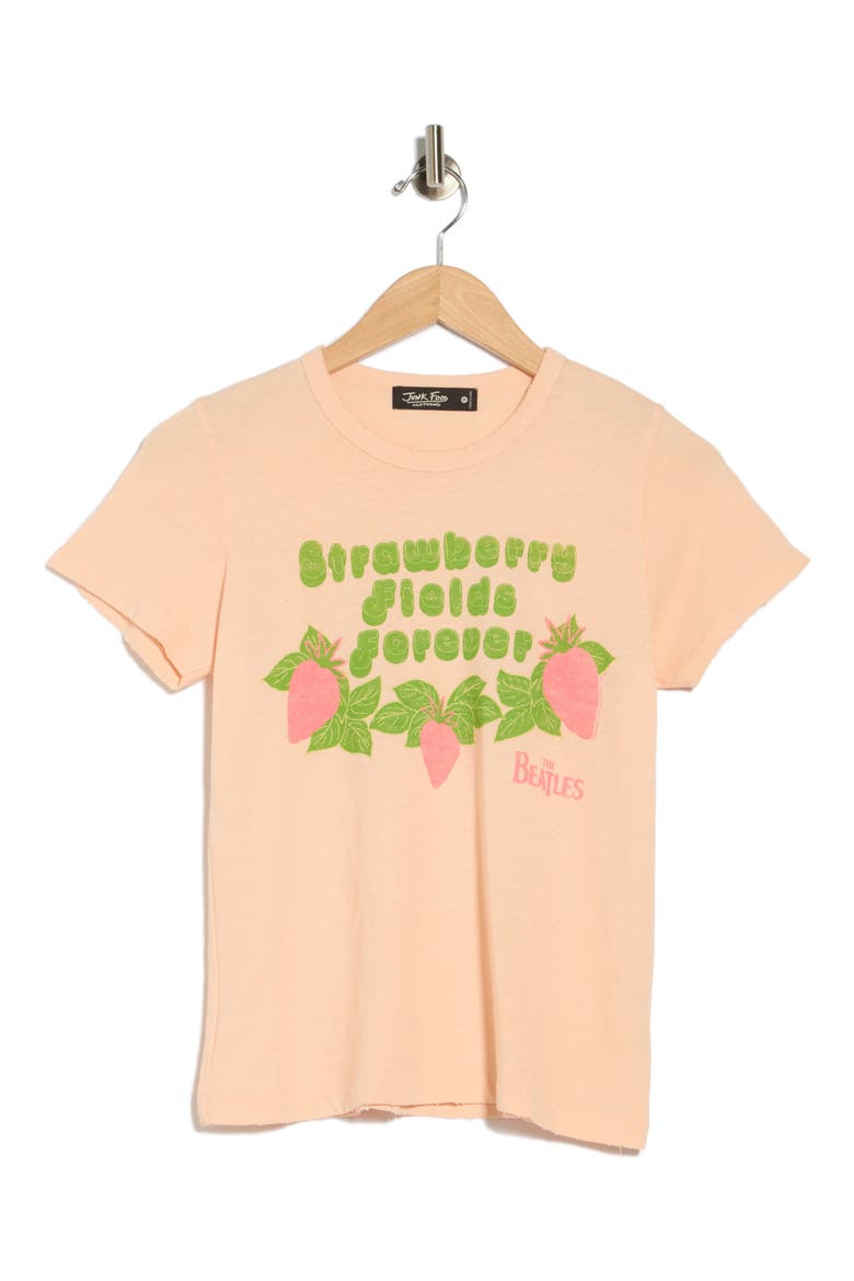 Beatles Strawberry Fields Graphic T-Shirt, Main, color, PASTEL