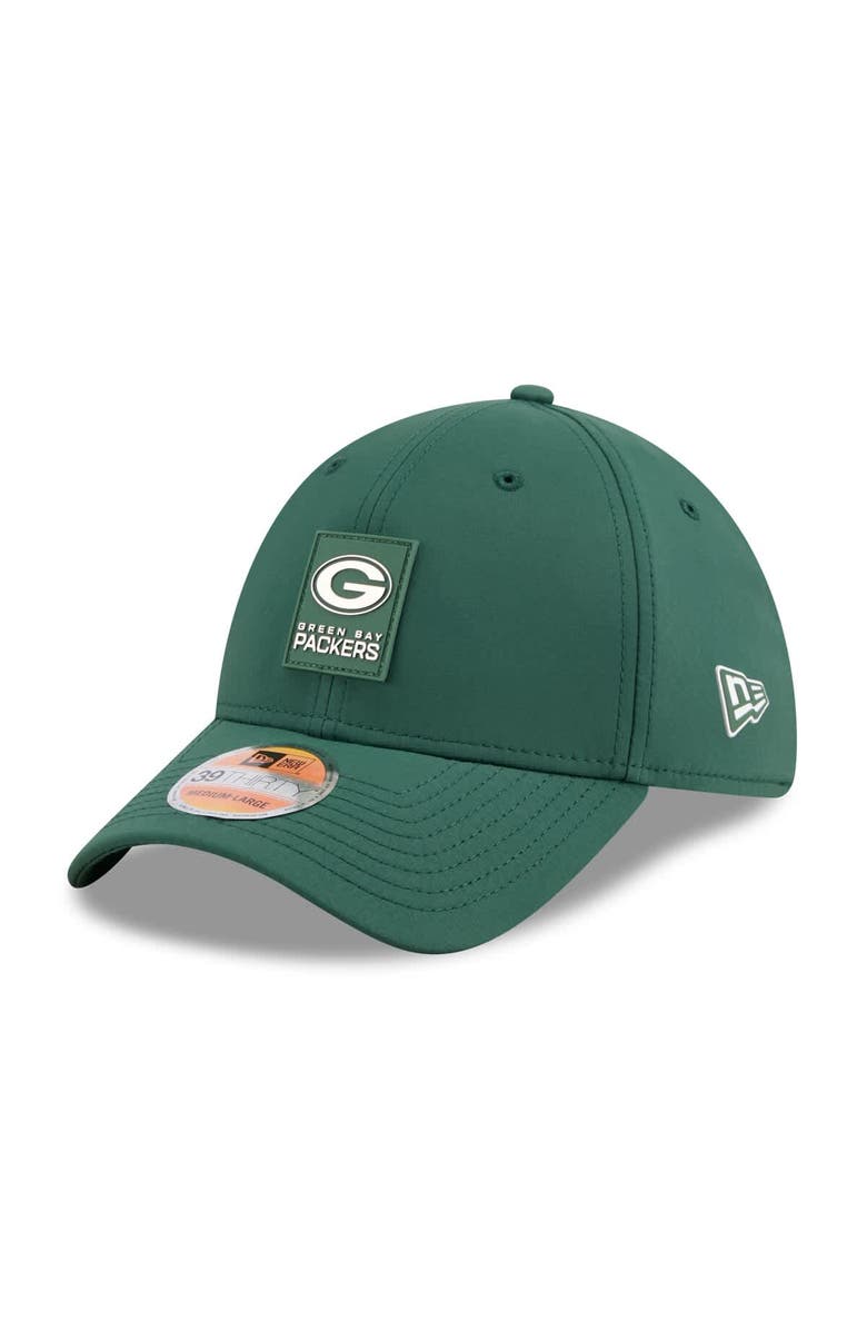 New Era Men's New Era Green Green Bay Packers 2025 Sideline 39THIRTY Flex Hat, Alternate, color, Green