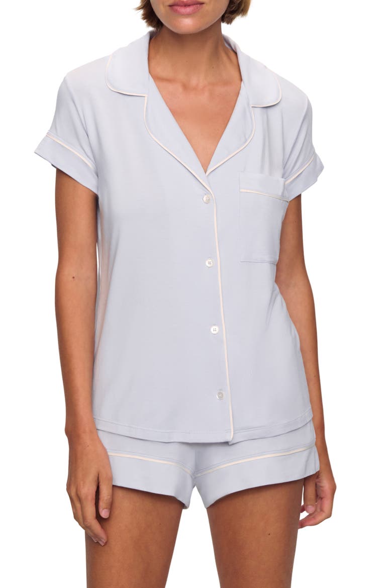 Gisele Short Pajamas, Main, color, ICE BLUE/ IVORY