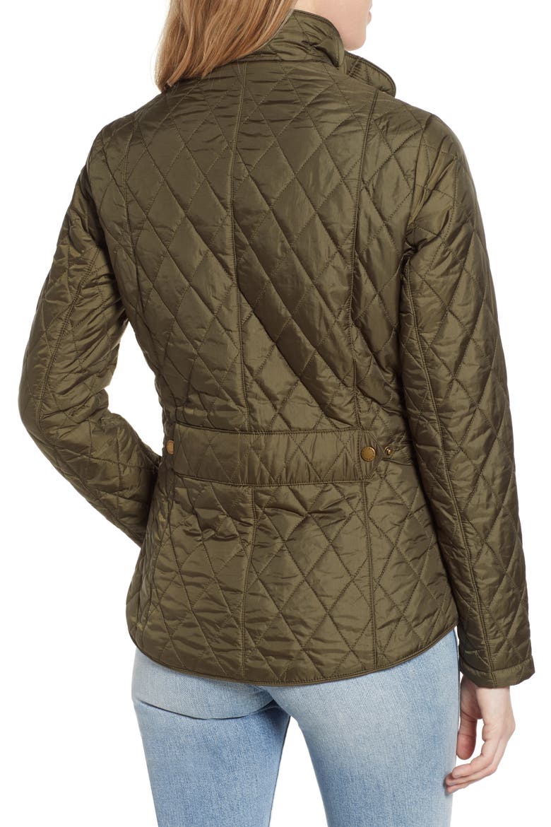 Flyweight Quilted Jacket, Alternate, color, OLIVE