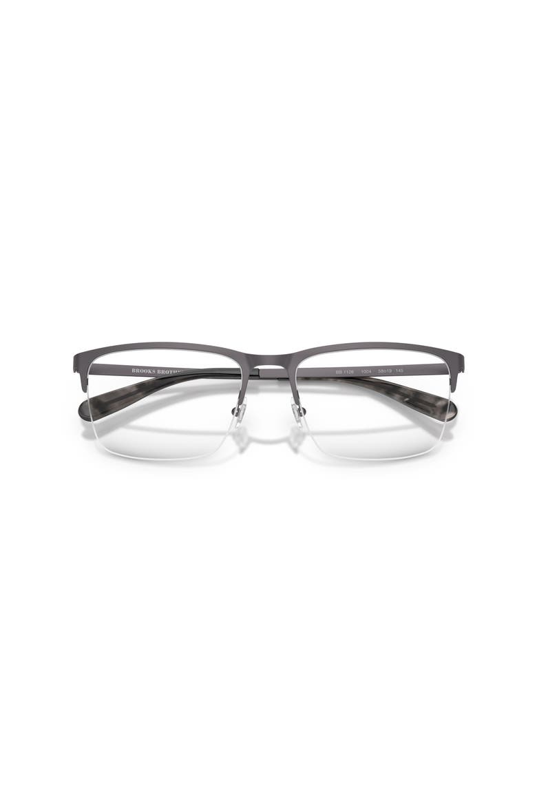 58mm Rectangle optical glasses, Alternate, color, Grey