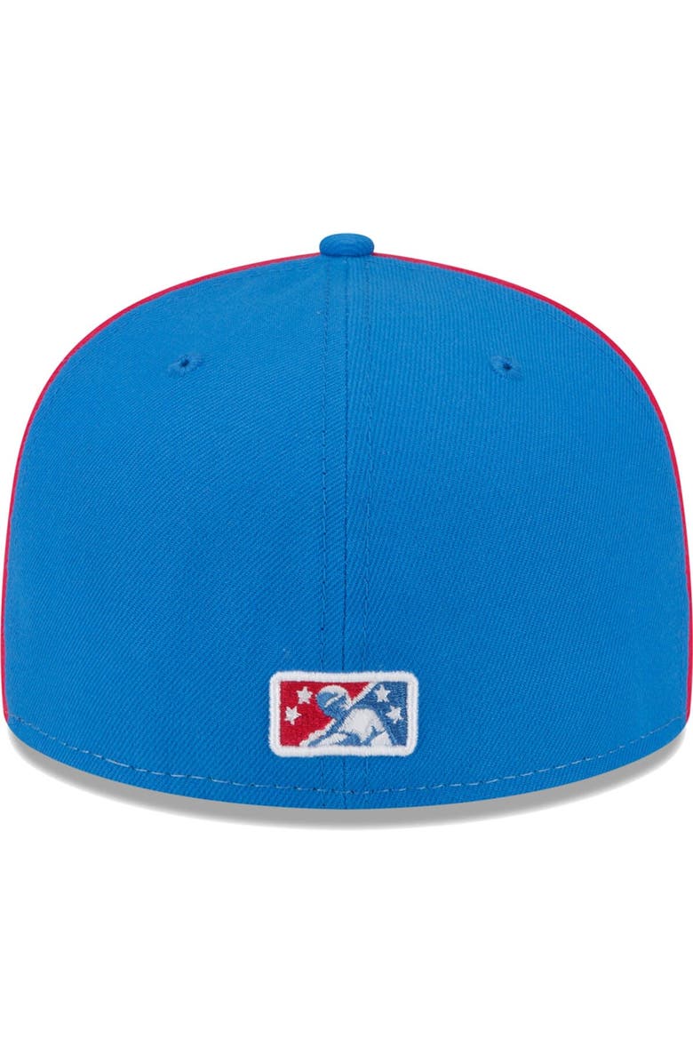 New Era Men's New Era White/Blue San Antonio Missions Copa De La Diversion 59FIFTY Fitted Hat, Alternate, color, White