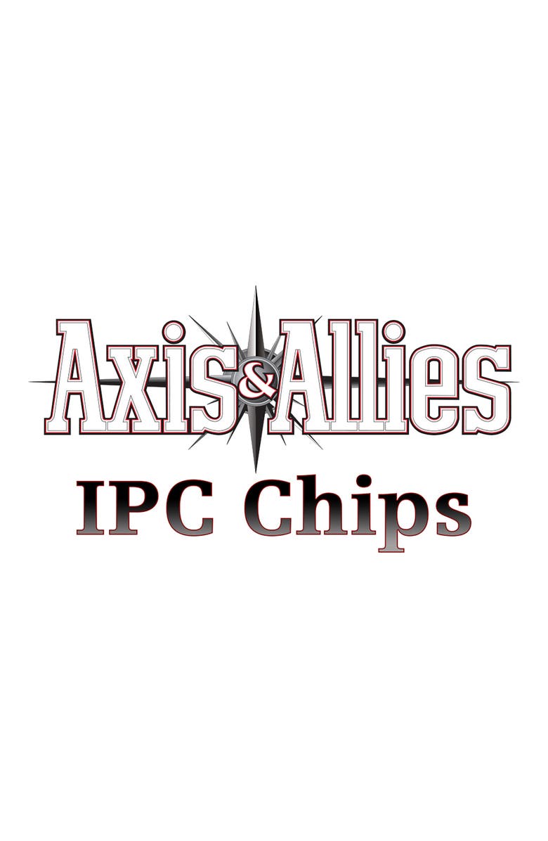 Renegade Game Studios Axis & Allies 75 Weighted Chips, Alternate, color, 