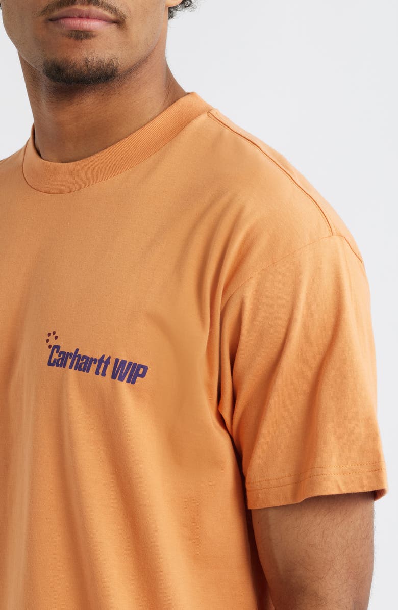 Carhartt Work In Progress All Tools Organic Cotton Graphic T-Shirt, Alternate, color, Orange/Red Haven