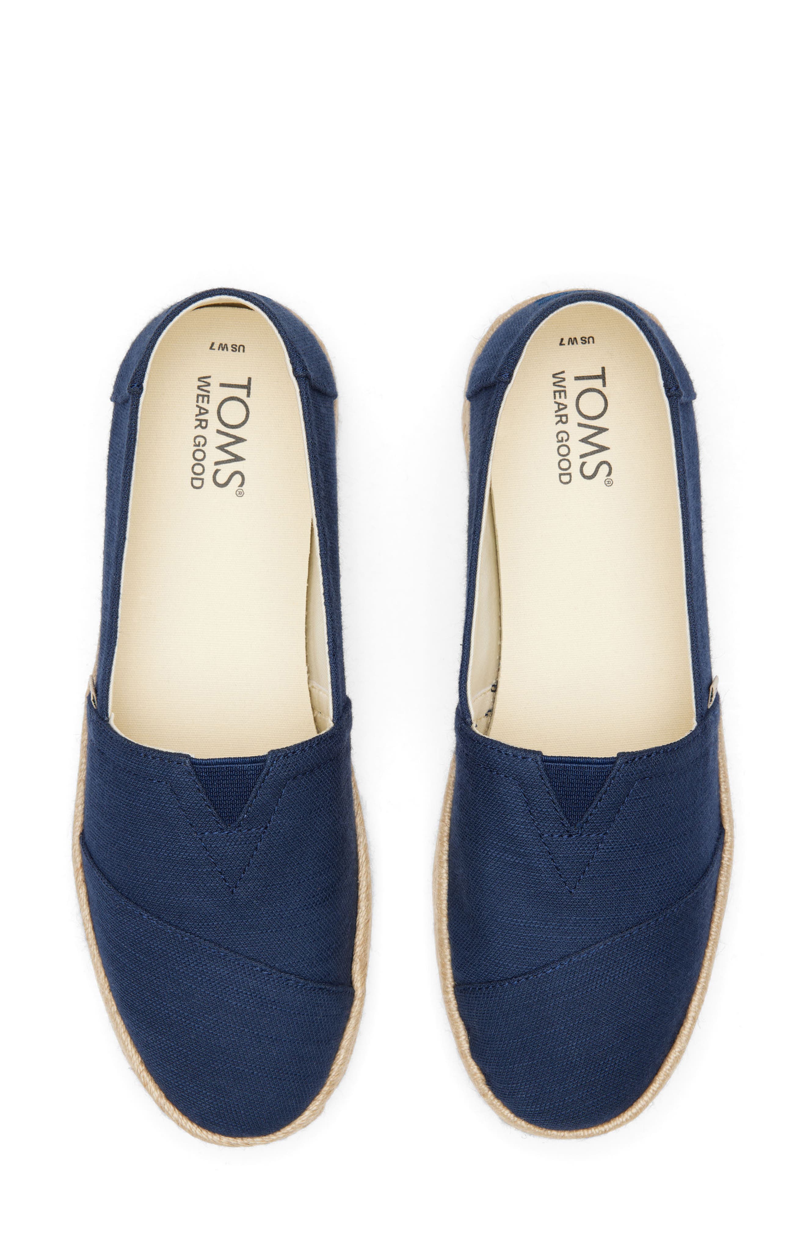 Alrope Espadrille, Alternate, color, NAVY