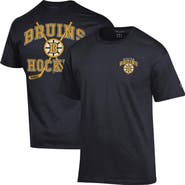 Champion Men's Champion Black Boston Bruins Stick With It Jersey T-Shirt