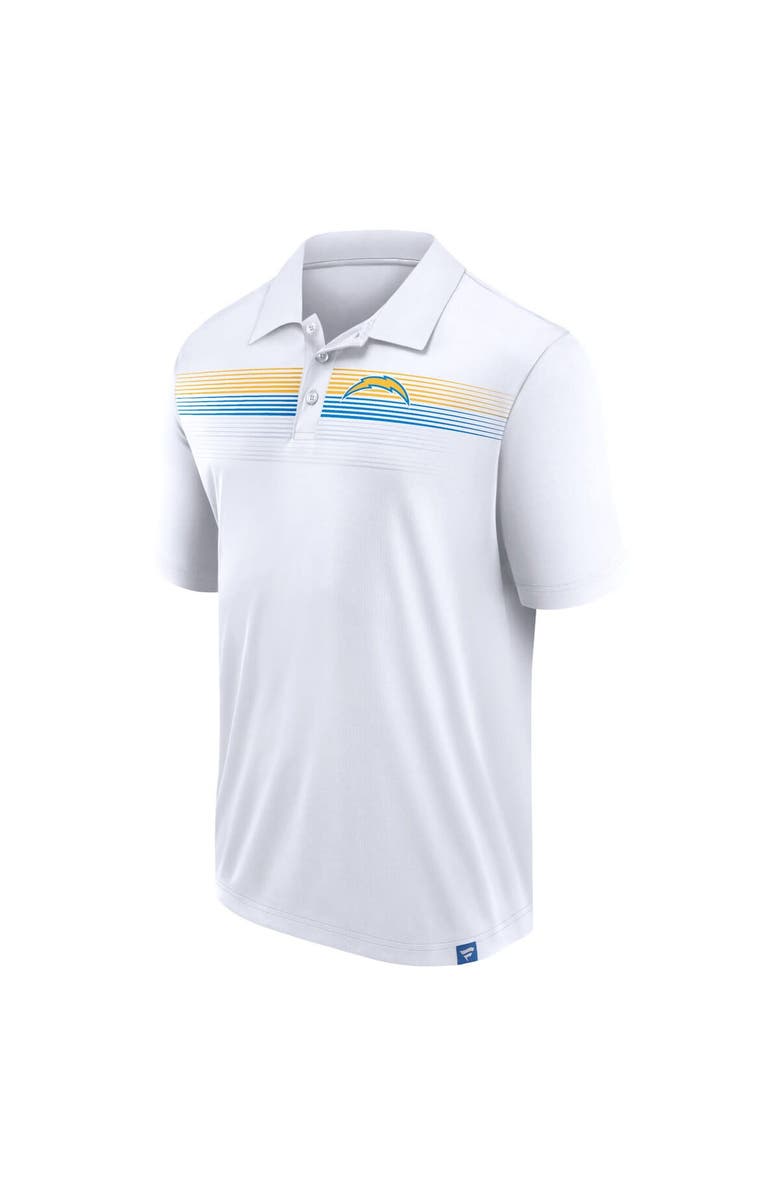 FANATICS Men's Fanatics Branded White Los Angeles Chargers Victory For Us Interlock Polo, Alternate, color, White