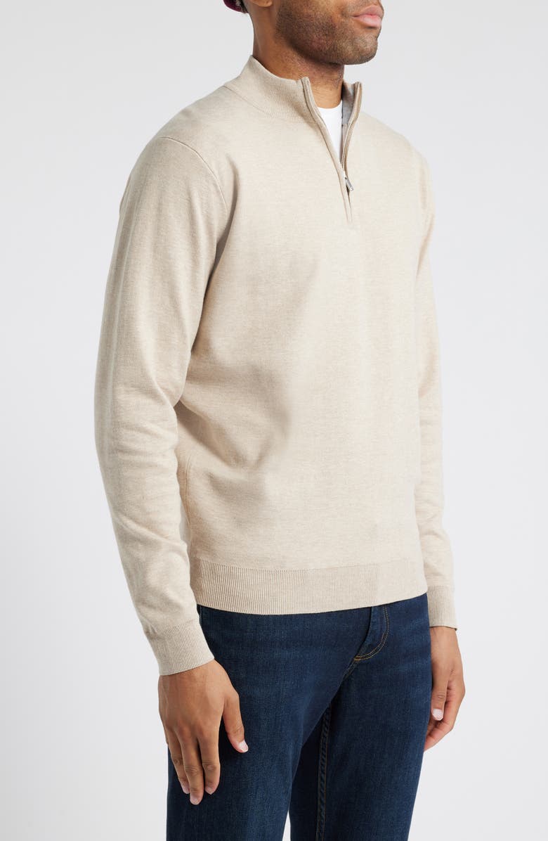 Peter Millar Coolspun Quarter Zip Pullover, Alternate, color, 