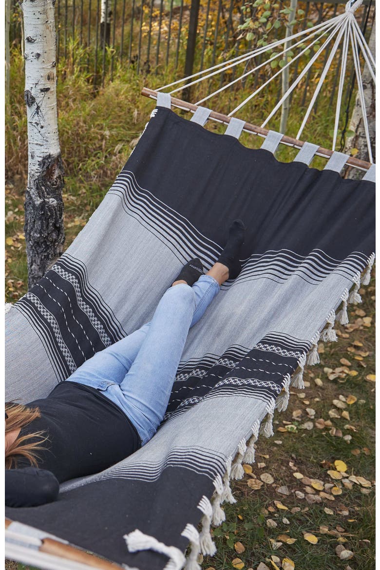 Mexican Hammock, Alternate, color, Black and White