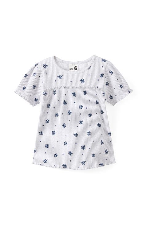 Kid's Posie Short Sleeve Babydoll Top
