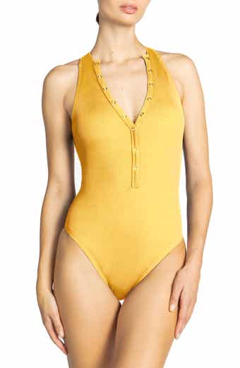 Robin Piccone Amy Rib One-Piece Swimsuit