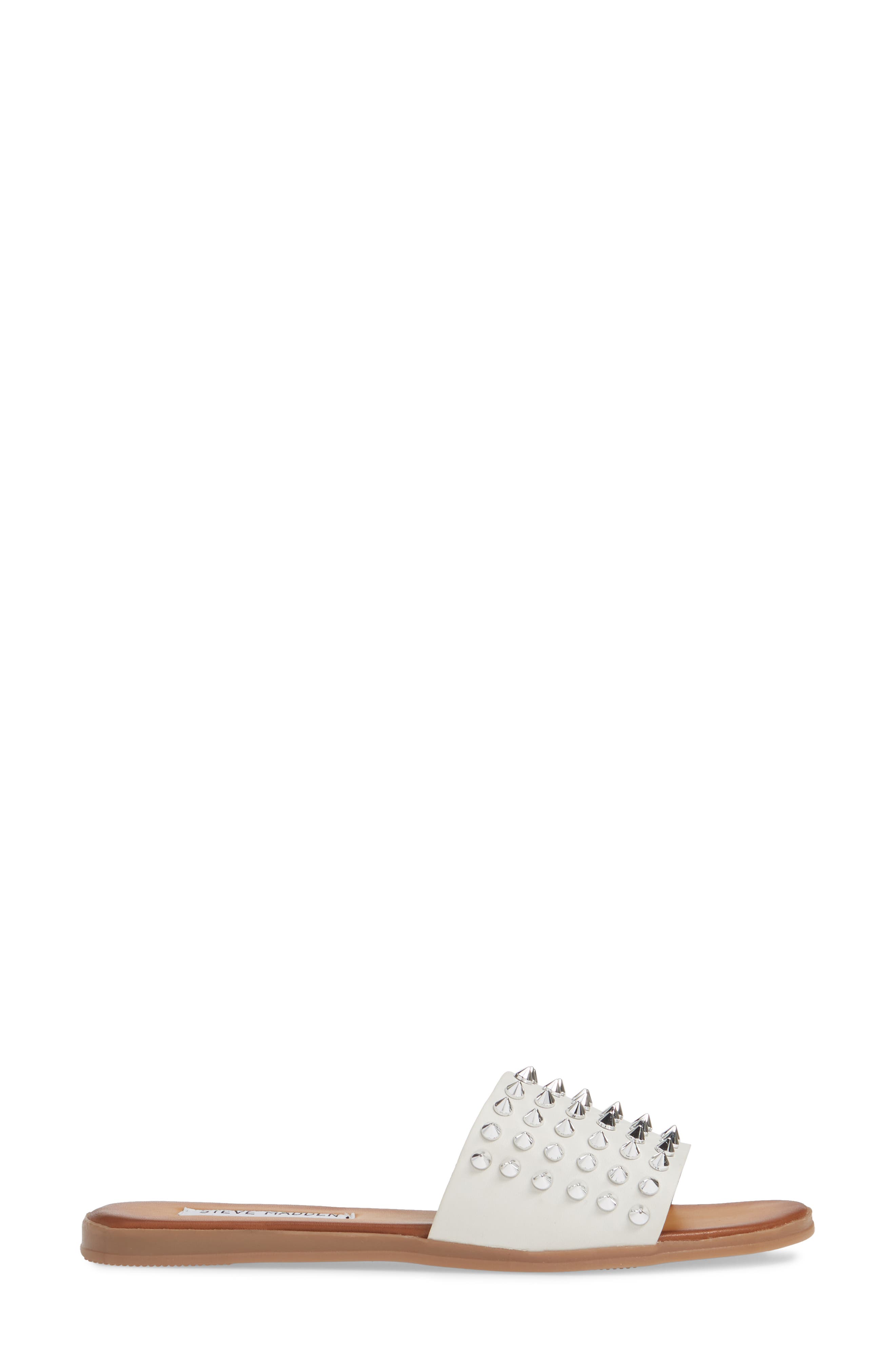 Farryn Slide Sandal, Alternate, color, WHITE