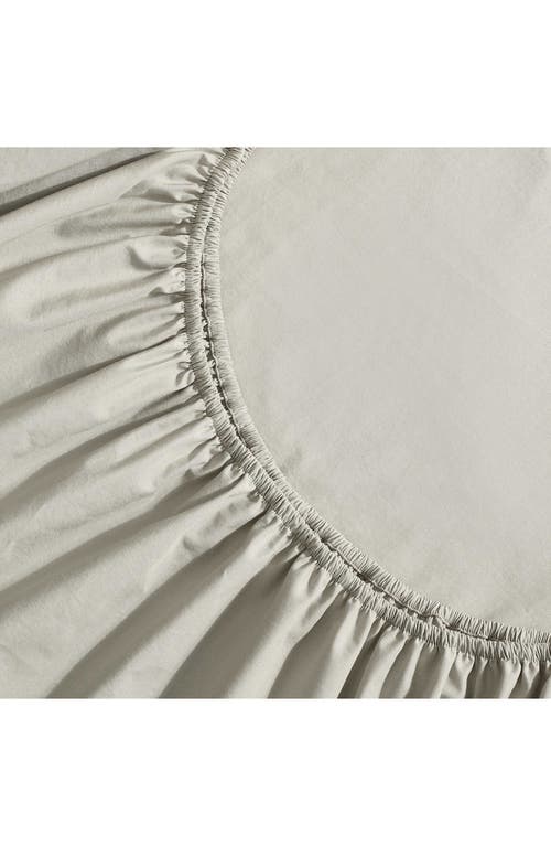 Calvin Klein 200 Thread Count Cotton Percale Twin Sheet Set In Absinthe Green