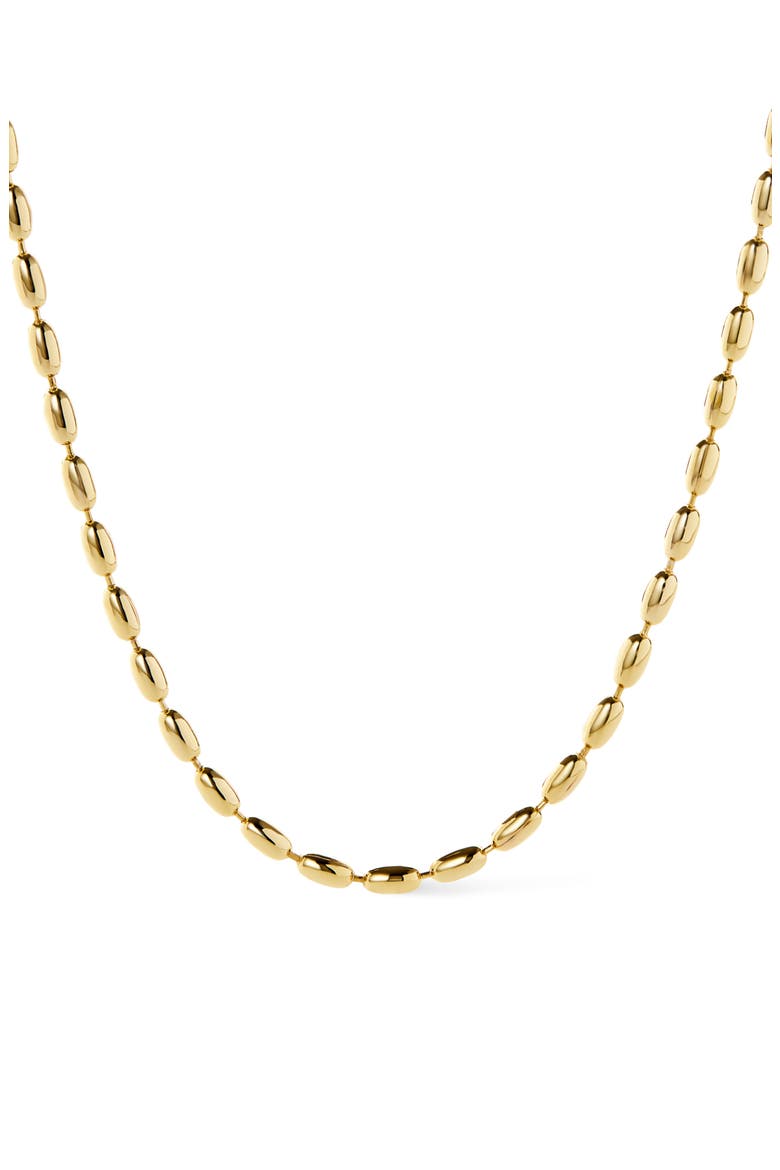 Ball Chain Necklace - Capri, Main, color, Gold