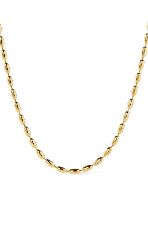Ball Chain Necklace - Capri