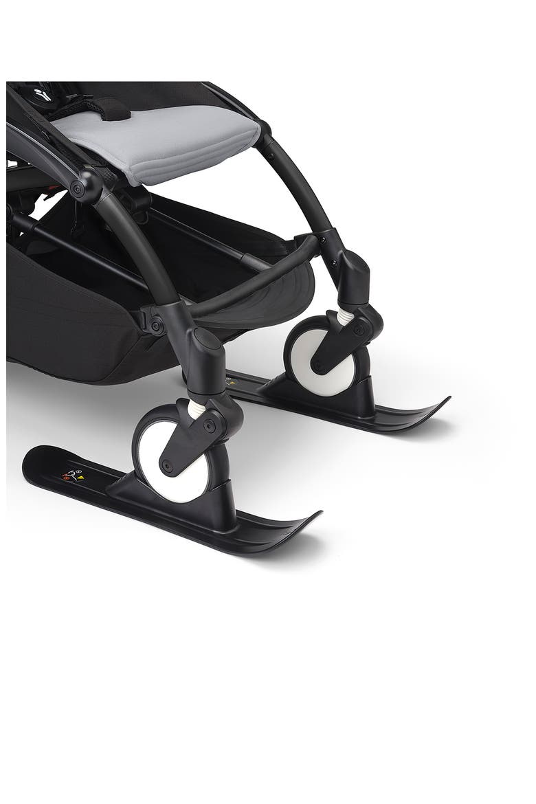 YOYO Stroller Skis, Alternate, color, BLACK