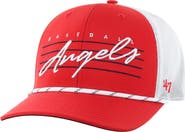 '47 Men's '47 Red Los Angeles Angels Downburst Trucker Adjustable Hat