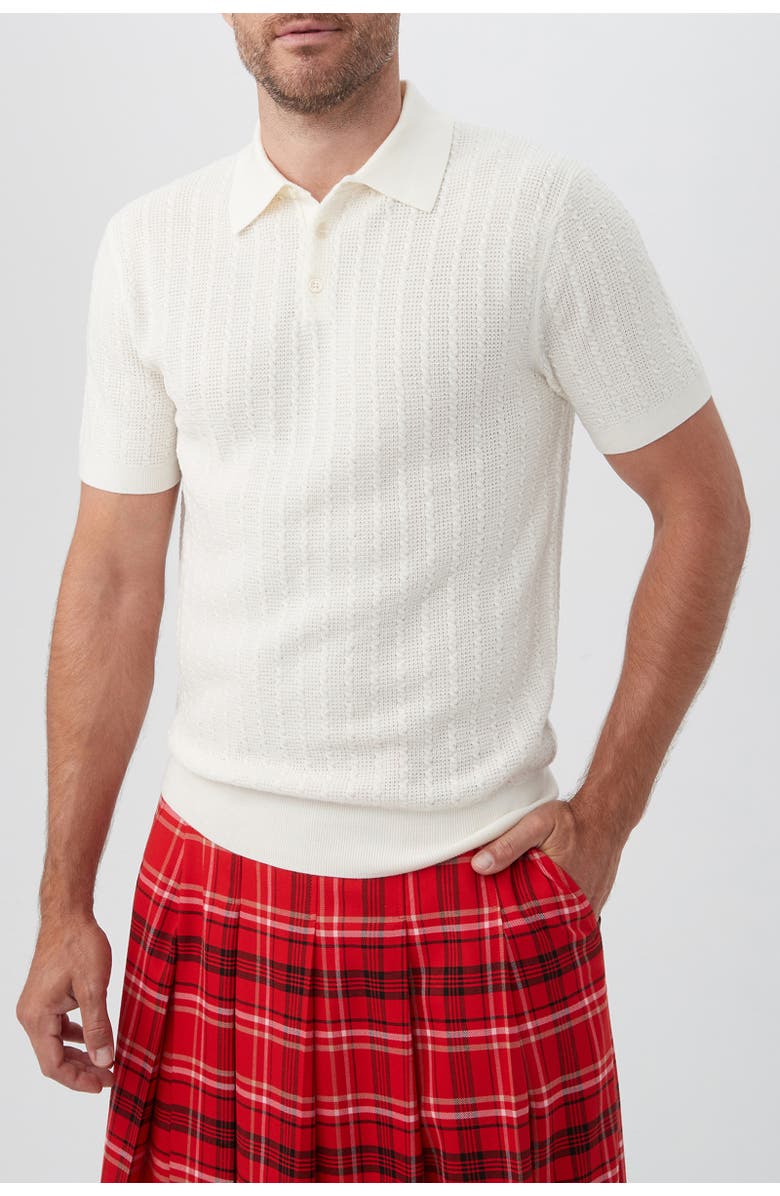 MR TURK Asher Textured Knit Polo, Alternate, color, 