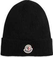 Moncler Virgin Wool Rib Beanie